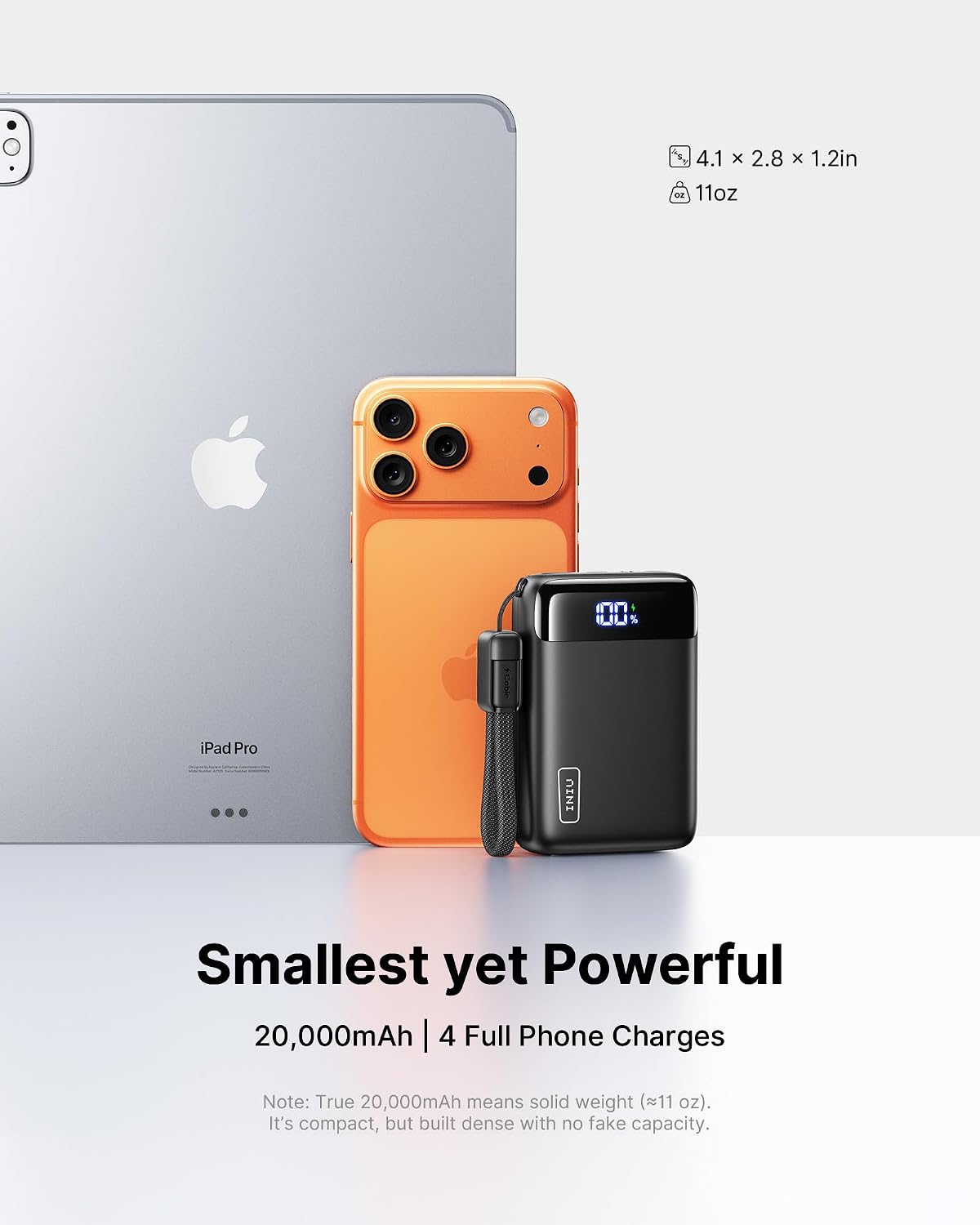 INIU Portable Charger, Smallest 20000mAh 22.5W Fast Charging Power Bank - Image 2